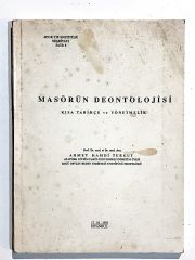 Masörün Deontolojisi / Ahmet Hamdi TURGUT- Kitap