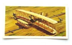 Wright Flyer - History of Aviation / Brooke Bond Çay Kartı