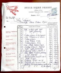 Bursa Bıçak Pazarı ANKARA - Esenboğa Hava Alanı / Fatura