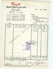 Tümgıda Dağıtım Ticaret limited şti. / Fatura - Efemera