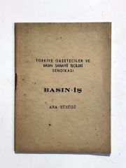 Basın - İş Ana Tüzüğü / - Kitap