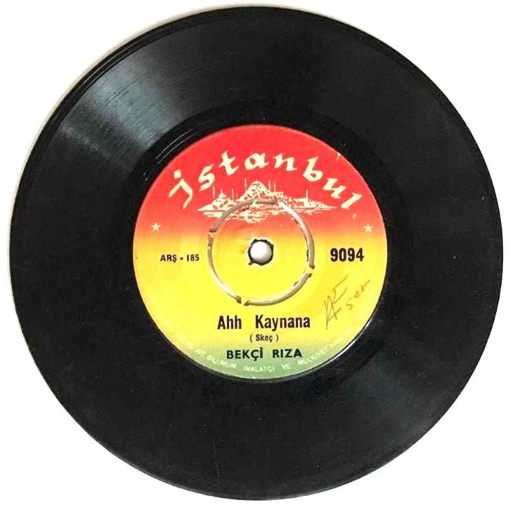 Ahh Kaynana - Yanıyosun / Bekçi Rıza / 45'lik plak