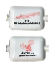 Türk Telekomünikasyon Endüstrisi - İki adet melamin Kül tablası