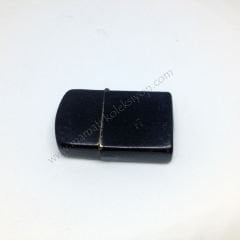 2x3,5 cm Siyah Minik çakmak  Benzinli çakmak