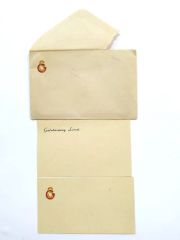 Galatasaray Lisesi zarf ve kartlar