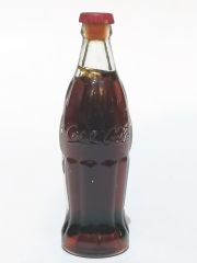 Coca Cola - Minyatür dolu şişe 8 cm