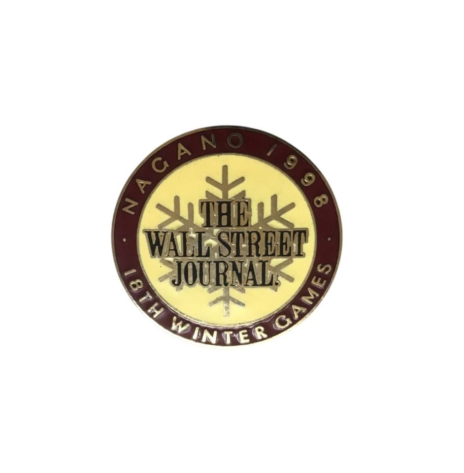 18. Kış oyunları - NAGANO 1998 The WALL STREET JOURNAL 18TH WINTER GAMES / Rozet