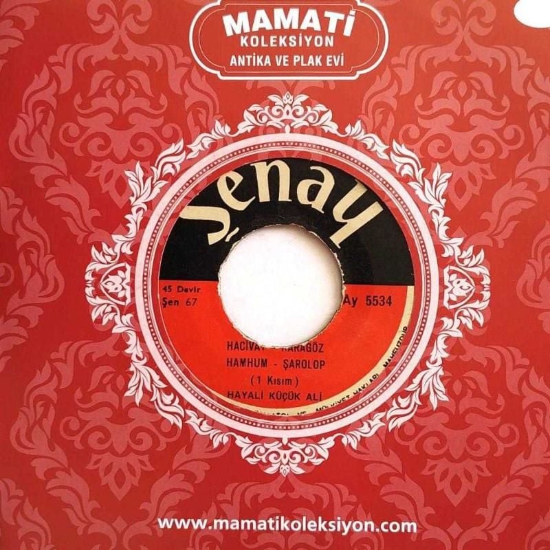 Hacivat Karagöz - Hamhum Şaralop - Devamı / Hayali Küçük Ali / 45'lik plak