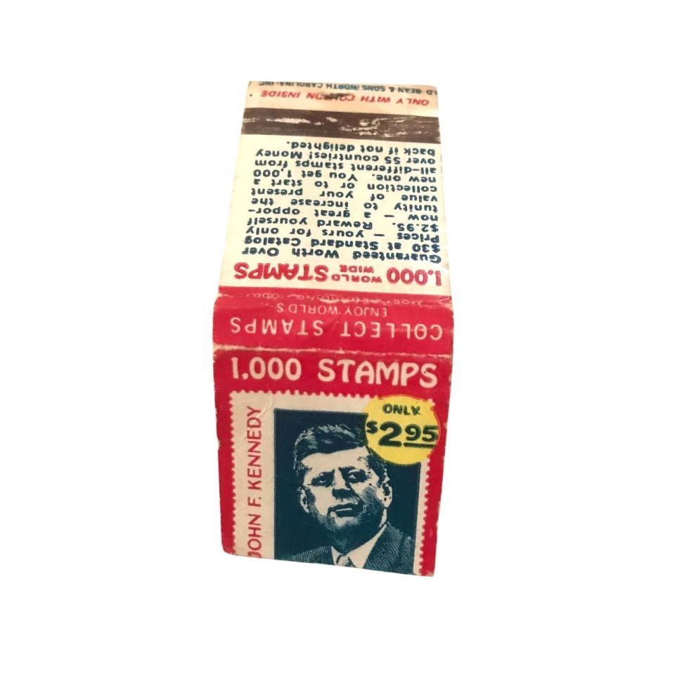 John F. KENNEDY - 1000 Stamps / Eski Kibrit