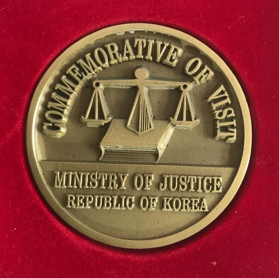 Commemorative of Visit - Republic of Korea / Madalyon