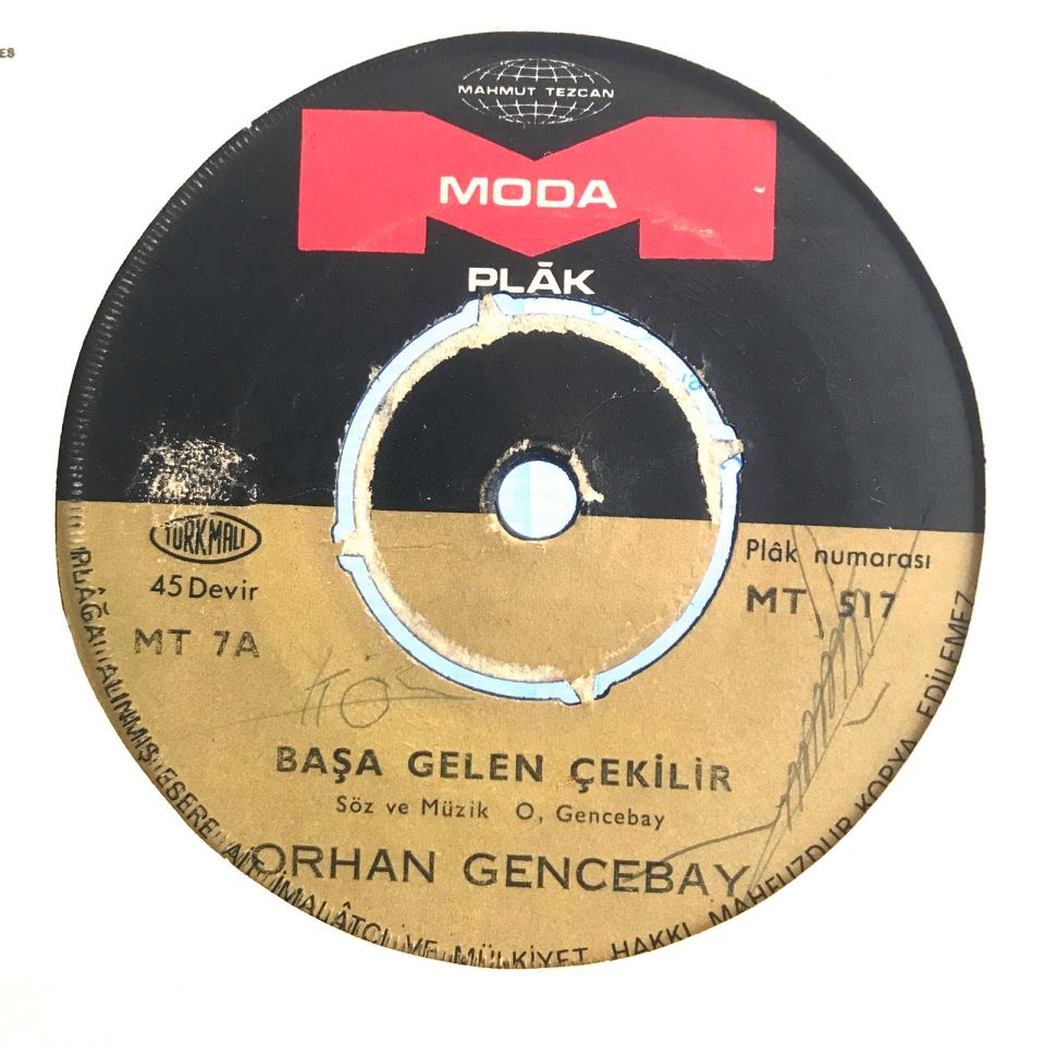 Başa gelen çekilir - Sensiz bahar geçmiyor / Orhan GENCEBAY / 45'lik plak