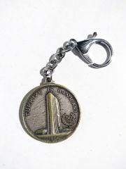 Türkiye İş Bankası - Yuvarlak metal anahtarlık