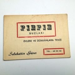 Pırpır buzları - Kartadres  Plaj bileti - Efemera