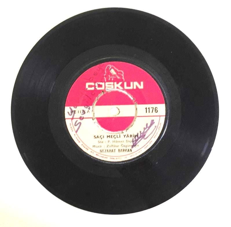 Saçı Meçli Yarim - Bendendir Delilik / Nezahat Barkan / 45'lik plak