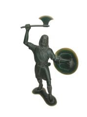 Baltalı, Viking savaşçı - Büyük boy figür / Orijinal Sovyet dönemi, oyuncak asker