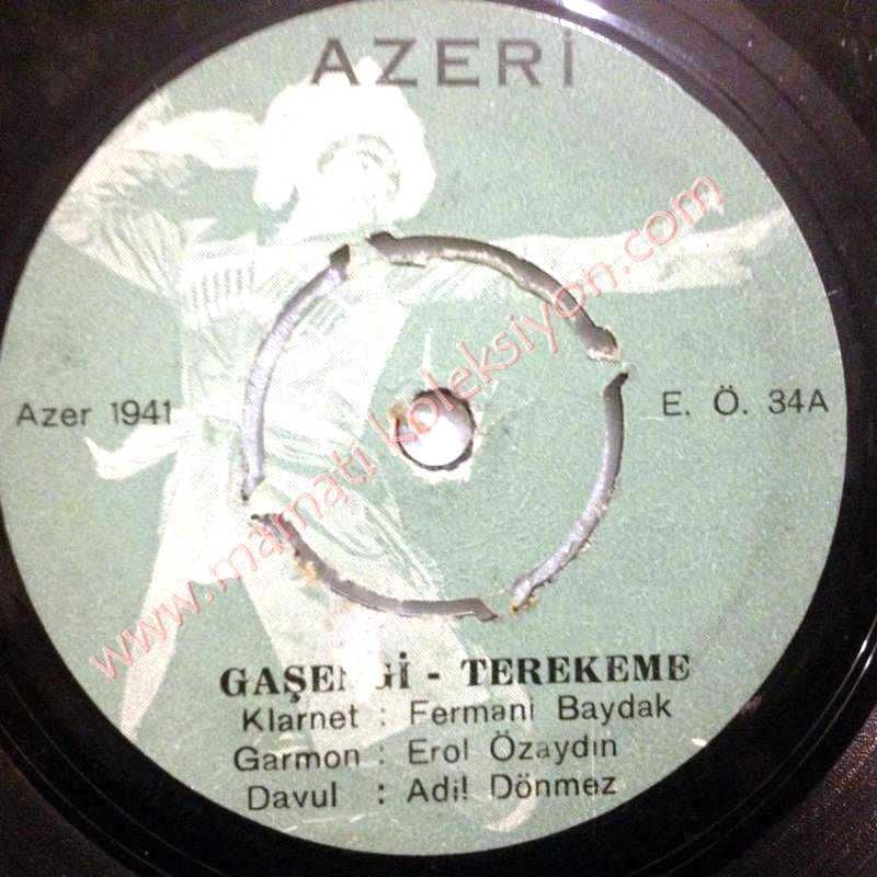 Kafkas müzikleri / Gaşengi - Terekeme, Şeyh Şamil / 45'lik plak