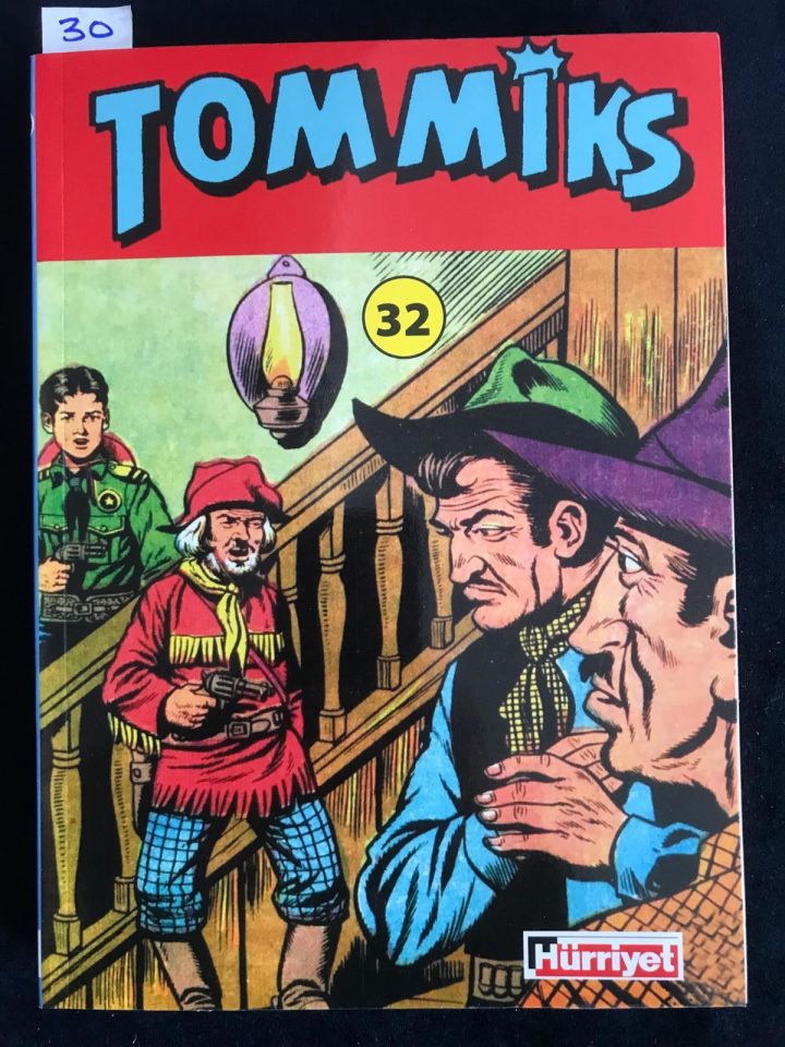 Tommiks Sayı:32 Sırt no:62 - Hürriyet yayınları