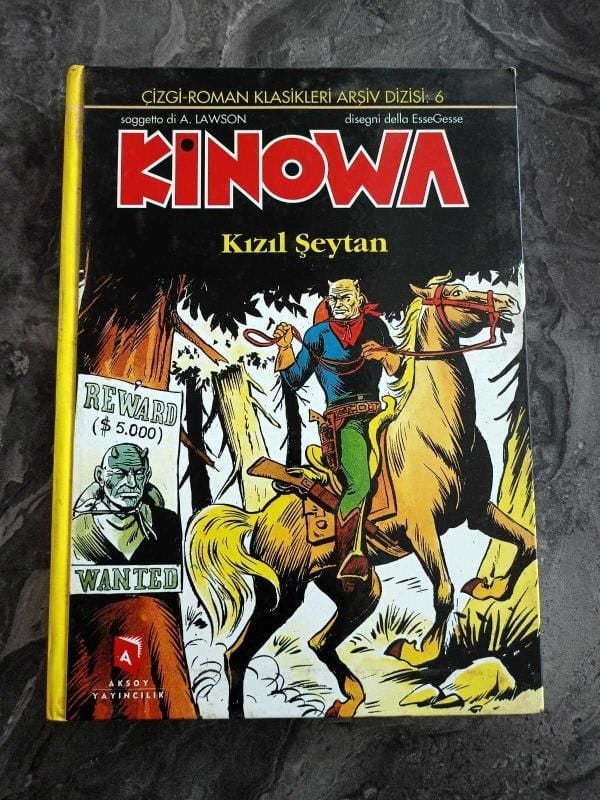 Kinowa - Kızıl Şeytan - Çizgi-Roman klasikleri arşiv dizisi : 6 - Aksoy yayıncılık