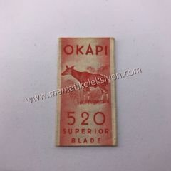 Okapi 520 Jilet Eski Jilet,Old Blade,Razor