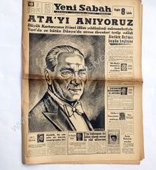 Yeni Sabah gazetesi, 10 Kasım 1963 10 Kasım gazeteleri - Efemera