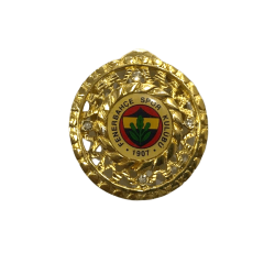 Fenerbahçe - Taşlı büyük boy, rozet / 4 cm.