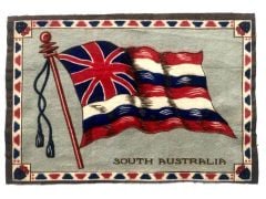 South Australia - 1910'lar Tütün promosyonu, 20X26 kumaş bayrak