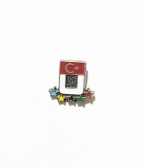 Türk bayraklı - Rozet