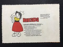 Heidi Çocuk Stüdyosu FENERYOLU - 10x16 karton reklam