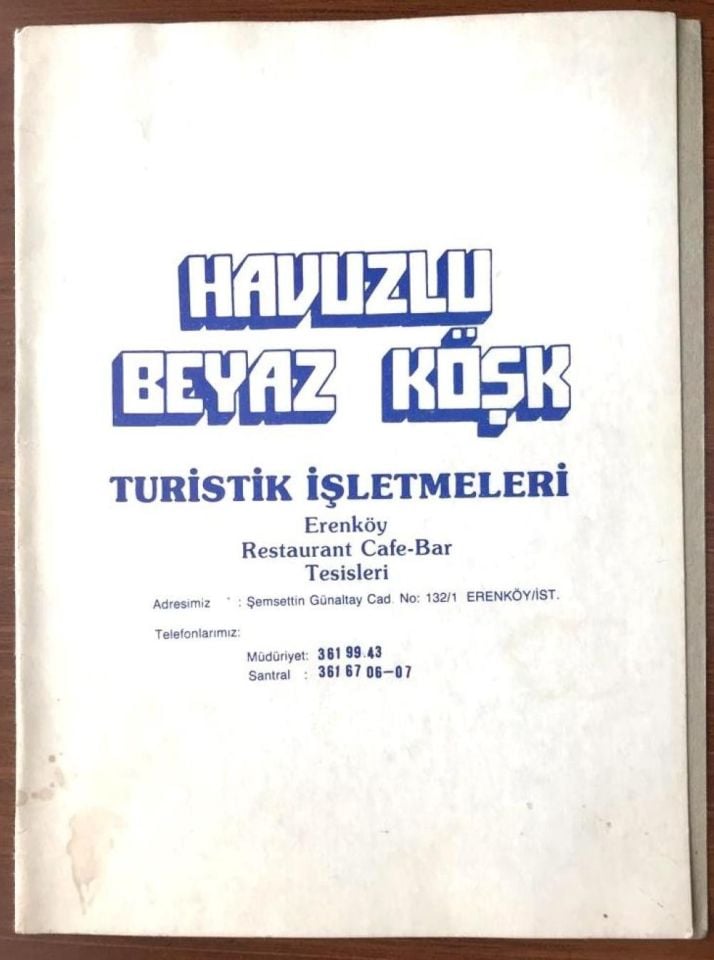 Havuzlu Beyaz Köşk Turistik İşletmeleri ERENKÖY / Fotoğraf Kabı