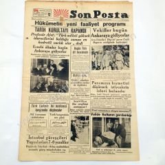 Seyit Rıza haberli, Son Posta gazetesi Dersim isyanı, Seyit Rıza, Türk Dil Bayramı 1936-09-26T00:00:0000 - Efemera
