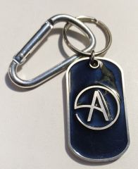 A harfli - Metal anahtarlık