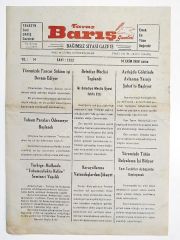Tavas Barış Gazetesi - 14 Ekim 1988
