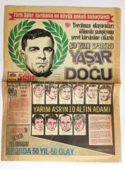 Yaşar DOĞU 50 yılın sporcusu, İnci spor gazetesi - Efemera