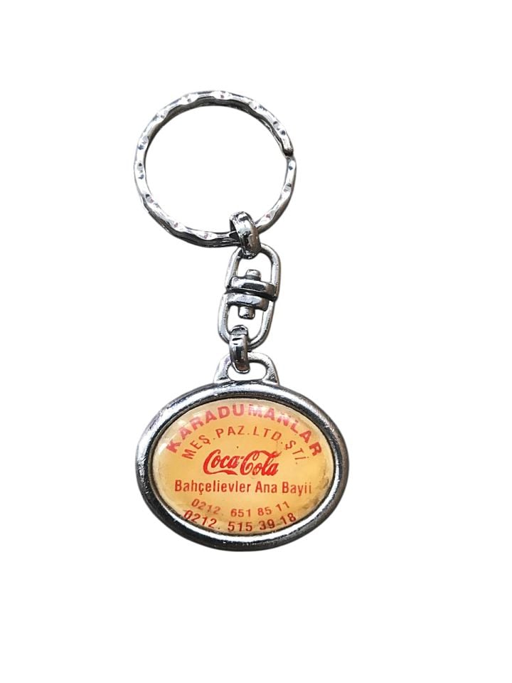 Coca Cola - Karadumanlar Meşrubat Paz. BAHÇELİEVLER - Eski anahtarlık