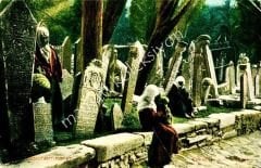 Constantinople mezarlık kartpostal