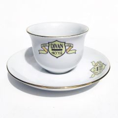 Divan 40. yıl anısı, özel üretim hatıra fincan