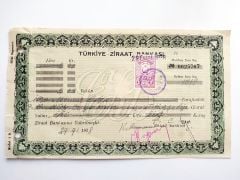 Türkiye Ziraat Bankası 1938 tarihli senet / Efemera