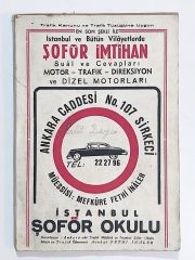 İstanbul ve Bütün Vilayetlerde Şoför İmtihan Sual ve Cevapları - Kitap