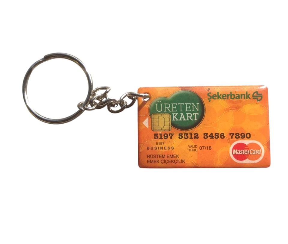 Şekerbank Üreten Kart / Eski anahtarlık