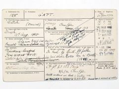 Lorenzo, GATT 1924 - 1952 tarihli İngiliz konsolosluk evrağı - Efemera