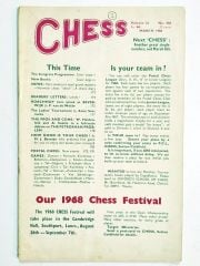 Chess No: 550 / 1968 - Magazine, dergi