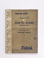 Sırr'ül Esrar Abdulkadir Geylani / Abdulkadir AKÇİÇEK - Kitap