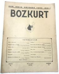 Bozkurt Türkçü Dergi - Her şeyin üstünde Türk ırkı! Eylül 1940