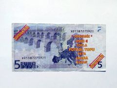 5 Euro Jokersiz 2500 Euro topla futbol topu veya araba kazan / Şaka, reklam paraları