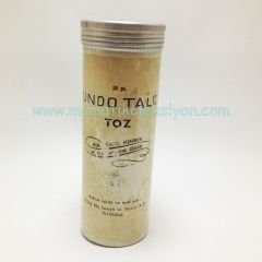 Undo Talc Toz pudra kutusu Eski İlaç şişesi