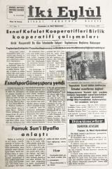 Eskişehir - İki Eylül gazetesi / 12 Kasım 1957