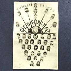 Tunceli Lisesi 6 Edebiyat 1965 - 66 - Büyük Boy Fotoğraf
