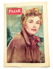 Pazar gazetesi - Öztürk SERENGİL Nevin AYPAR / 30,11,1958 Altan ERBULAK ve Oğuz ARAL çizgiroman'lı - Efemera