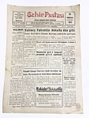 Şehir Postası gazetesi. 28 Haziran 1971 Sayı:262 Tekirdağ