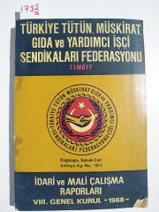 Türkiye Tütün, müskirat, gıda ve yardımcı işçi sendikaları konfederasyonu  / Kitap